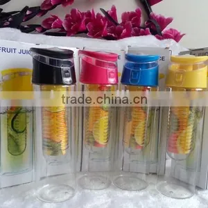 Fruit Infusion Water Bottle - Multiple Colors thumbnail-6