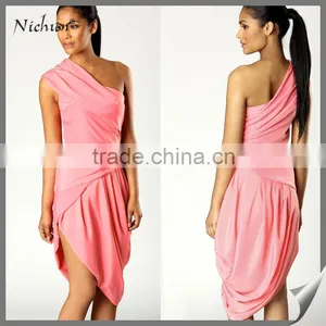 Wholesale One Shoulder Women Summer Dresses Fashion thumbnail-1
