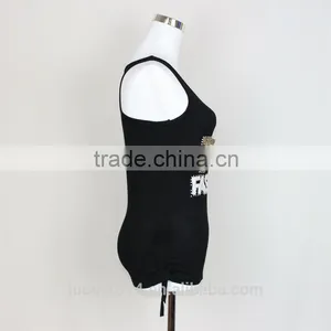 Wholesale Custom Cotton Tank Tops for Women OEM Service thumbnail-3