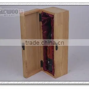 Lacquer Wood Wine Bottle Box for Single thumbnail-4