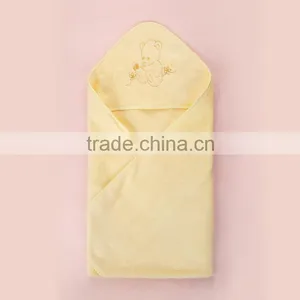 China Supply Wholesale Hooded Baby Towel With 100% Bamboo Supplier's Choice thumbnail-3
