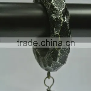 Custom Rocky Resin Curtain Rod Rings With Clips, Drapery Rods And Rings For 1-1/2", 1-3/4" and 2" Wood Curtain Rods thumbnail-5