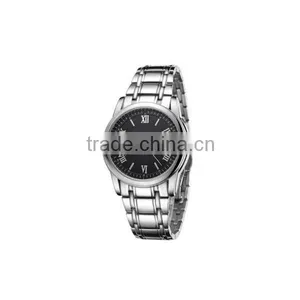 Fashionable Roman Numberals Stainless Steel Watch Strap thumbnail-2