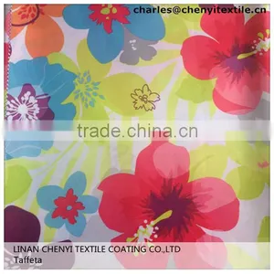 Polyester 190T pa Coated Waterproof Dyed Curtain Taffeta Fabric thumbnail-1