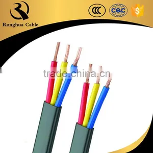 Ronghua Factory Direct Supply Water Resistance Flexible Electric Wire Flat Cable thumbnail-2