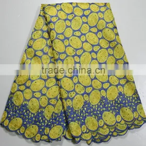2015 New Fashion Organza Lace Heavy Double African Organza Lace for Wedding Dress thumbnail-6