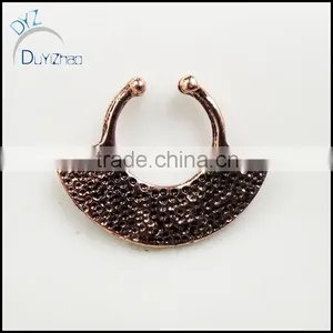 Hot Sale Septum Clicker Fake Nose Hoop Rings thumbnail-3