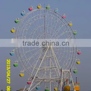 China Mid-sized Manufacturer Outdoor Amusement Park Ride Led Light Ferris Wheel thumbnail-4