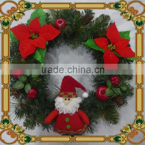 Gold Artificial Pine Needle Wreath/Door Wreath thumbnail-3