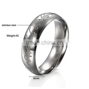 Best Selling Products Fashion Stainless Steel Dubai Design Silver Ring thumbnail-2