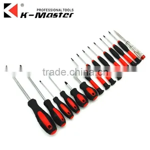 K-Master Rubber Handle Screw-driver Short Handle Screw Driver Crv Utility Screwdriver Test Pencil thumbnail-1