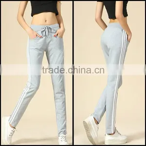 Stylish Custom Casual Gym Sports Long Pants for Ladies With Top Quality Low Price thumbnail-4