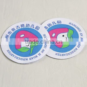 Woven Fabric Badge With Round Cut for School Children Clothing thumbnail-4