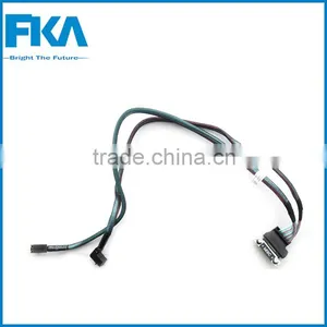 New 12GB/S SFF-8643 BP SAS B 22 Inch / BP SAS A 25 Inch F037K 0F037K Perc Dual Mini SAS HD Cabel For Dell Poweredge R730 thumbnail-1