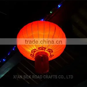 Red Color Chinese Silk Lantern for New Year Decoration thumbnail-4