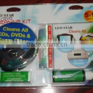 6 in 1 CD Cleaning Kit DVD/CD/GAME DISC LASER LENS CLEANER thumbnail-1