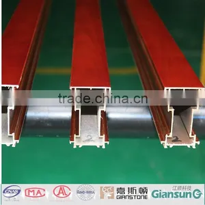 American Cherry Purplish Red Seal Coated Aluminium Windowdoor and Sections/ Aluminium Extrusion Profiles for the Window and Door thumbnail-3
