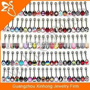 Stainless Steel Tongue Ring Sex Toy Hot Sell Body Jewelry thumbnail-2