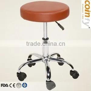 COMFY MA03 Chrome Clinic Round Round Stool thumbnail-1
