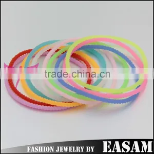 European Market Stylish Infinity Bracelet,thin Silicone Bracelet,tie Shape Rubber Bracelet thumbnail-1