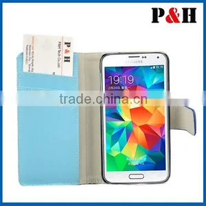 Luxury Retro PU Leather Flip Case For Samsung Galaxy S5 Cellphone Sleeve Wallet Stand Card Holder Cover For Galaxy S5 thumbnail-1