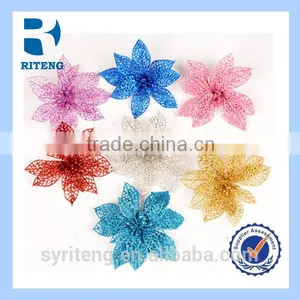 Christmas Decoration Gift Plastic Christmas Flower thumbnail-1