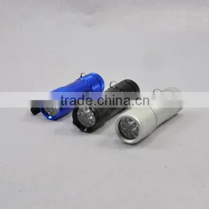 Aluminum 9 LED Flashlight thumbnail-2