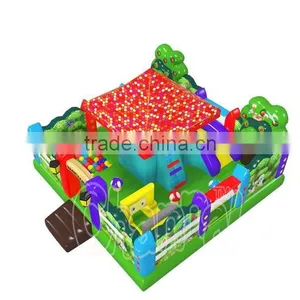 Cheap Kids Commercial Inflatable Amusement Park With Slide thumbnail-3