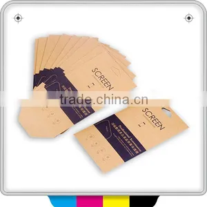 Custom Design Kraft Paper Packaging Envelope for Screen Protector With Hang Hole thumbnail-1