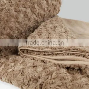 100% Polyester Soft Warm Cheap pv Fleece Gifts Promotional Blanket thumbnail-5