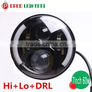 New 7" Led Headlight,DOT Osram 60w Hi Lo DRL 7" Led Headlight thumbnail-1