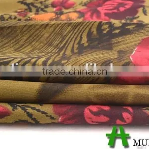 Shaoxing Textile Polyester 50D African Print Satin Fabric/ Wholesale Satin Fabric thumbnail-4