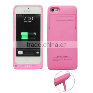 Best Quality Hot Selling for Iphone5 Leather Battery Case thumbnail-1