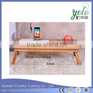Convenient Design Bamboo Folding Desk Bamboo PC/computer Desk thumbnail-4