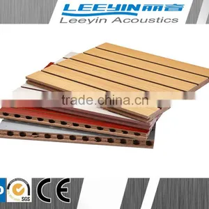 Wood Fiber Material Board Acoustic Groove Panel for Wall Decoration thumbnail-2