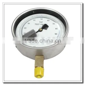 High Quality Stainless Steel 6inch Precision Test Gauge With Bottom Connection thumbnail-6