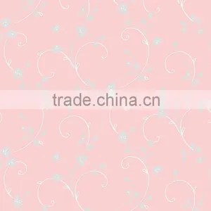 Beautiful Pink Flower Pattern Wallpaper for Home Decoration thumbnail-1