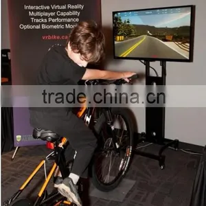 2016 New Sporting VR Bike Version 9D VR BOX Virtual Reality Product Cycles Fixed Gear Bike Steel Amusement Park Equipment thumbnail-6