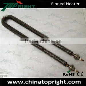U ShapeTopright Best Selling 3000w Heat Exchange Finned Tubular Heater for Industry thumbnail-1