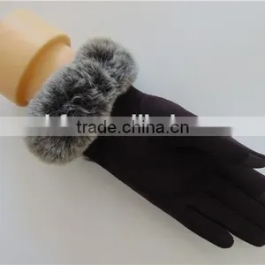 2016 Black Tignt Authentic Thin Handnade Leather Gloves Factory Price thumbnail-1