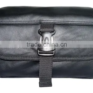 2016 Latest America Style PU Leather Polyester Fashional Travel Wash Bag Toiletry Bag for Unisex thumbnail-2