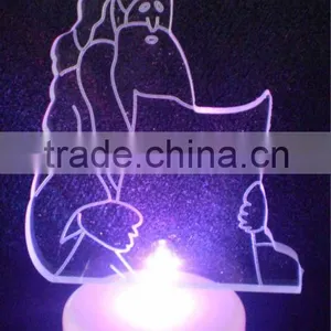 Factory Price Led Gift Night Light,man Reading Shape,led Table Light,led Christmas Gift Light thumbnail-1