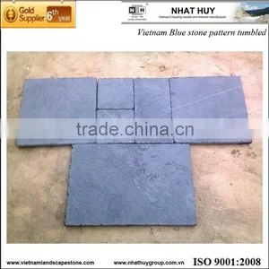 Vietnam Blue Stone Opus Pattern Tumbled thumbnail-1