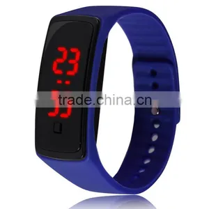 Silicone Digital LED Sports Wrist Watch thumbnail-2