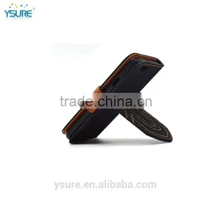 Unique Design Pure Color Fabric Wallet Leather Phone Case For ZTE Grand X Max+ With PVC ID and Credit Card Slots thumbnail-3