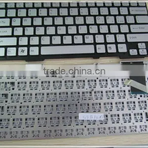 US Laptop Keyboard for Sony SVS13 White Keyboard thumbnail-1