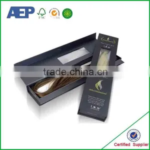 Paper Board Printed Cheap Custom Hair Extension Boxes thumbnail-1