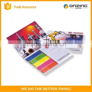 Custom Memo Writing Pad for Business With PET Page Marker thumbnail-3