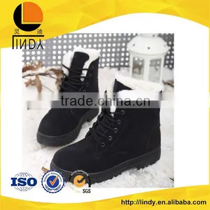 China Whosale Suede Leather Snow Boot thumbnail-2