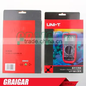 UNI-T UT151C Modern Digital Multimeter LCD Handheld Mini Multipurpose Meter ac dc Volt Amp Ohm Capacitance Tester thumbnail-4
